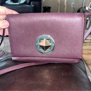 EUC Authentic Kate Spade Saffiano Leather Flap Crossbody 5X8